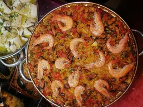 Paella de marisco