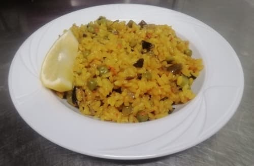 Paella de verduras