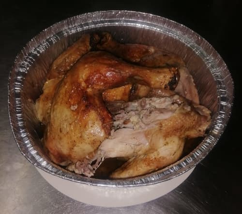 Pollo asado para llevar