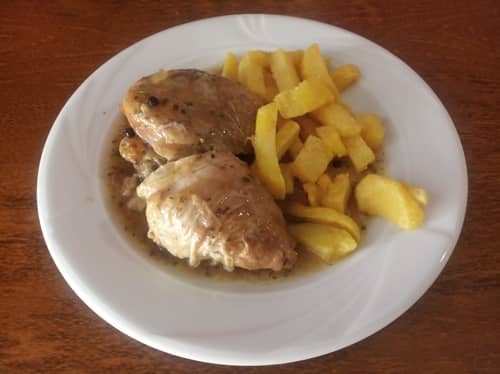 Muslos de pollo a la cerveza